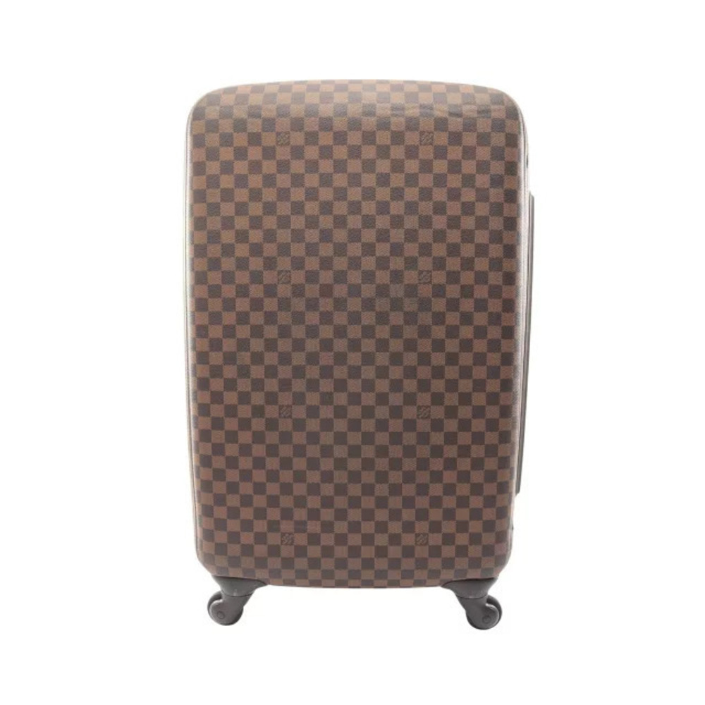 Louis Vuitton Zephyr Carry Bag Canvas Leather Damier Top Handle Bag Brown